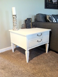 And a pair of matching end tables